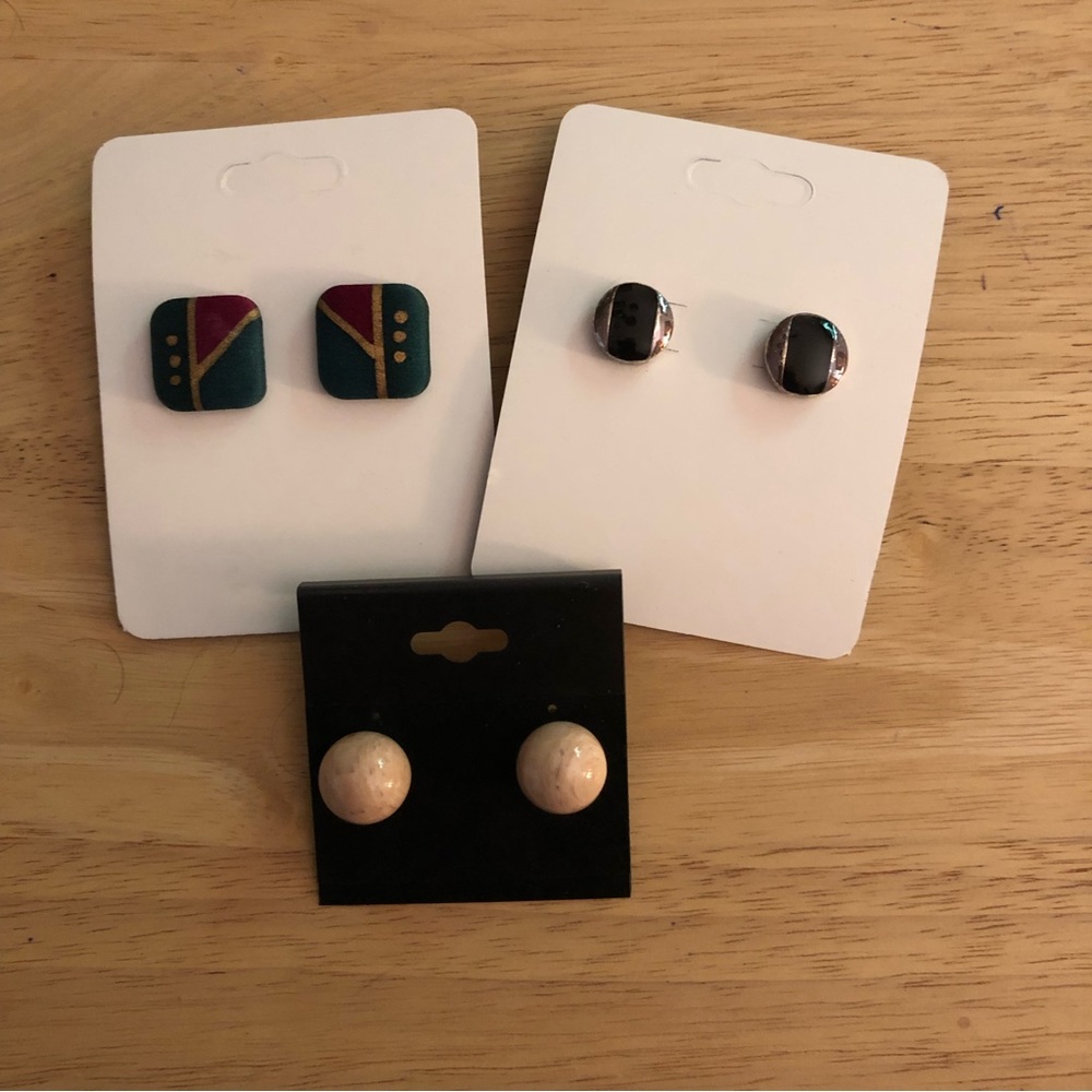 Fashion Earrings ( lot of 3prs )